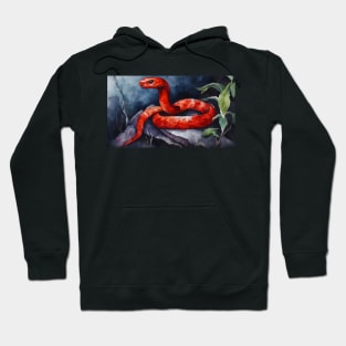 Red Snake Hoodie